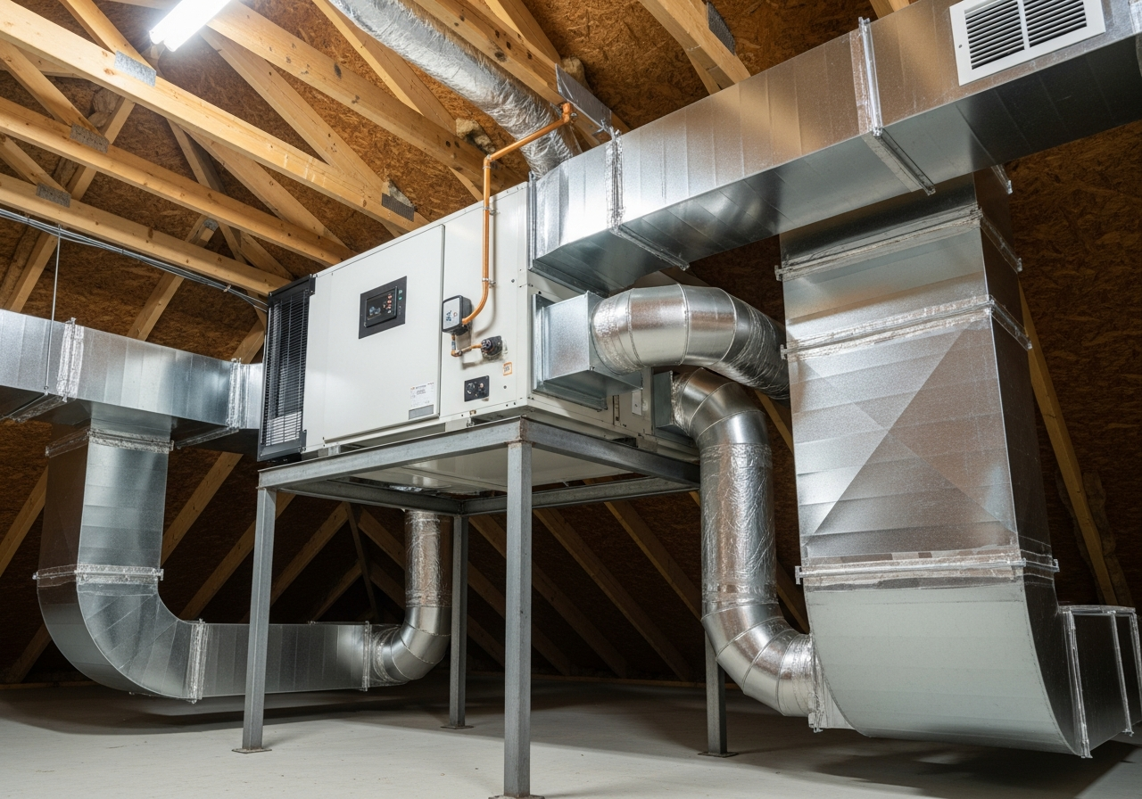 After: Indoor Air Handler Installation