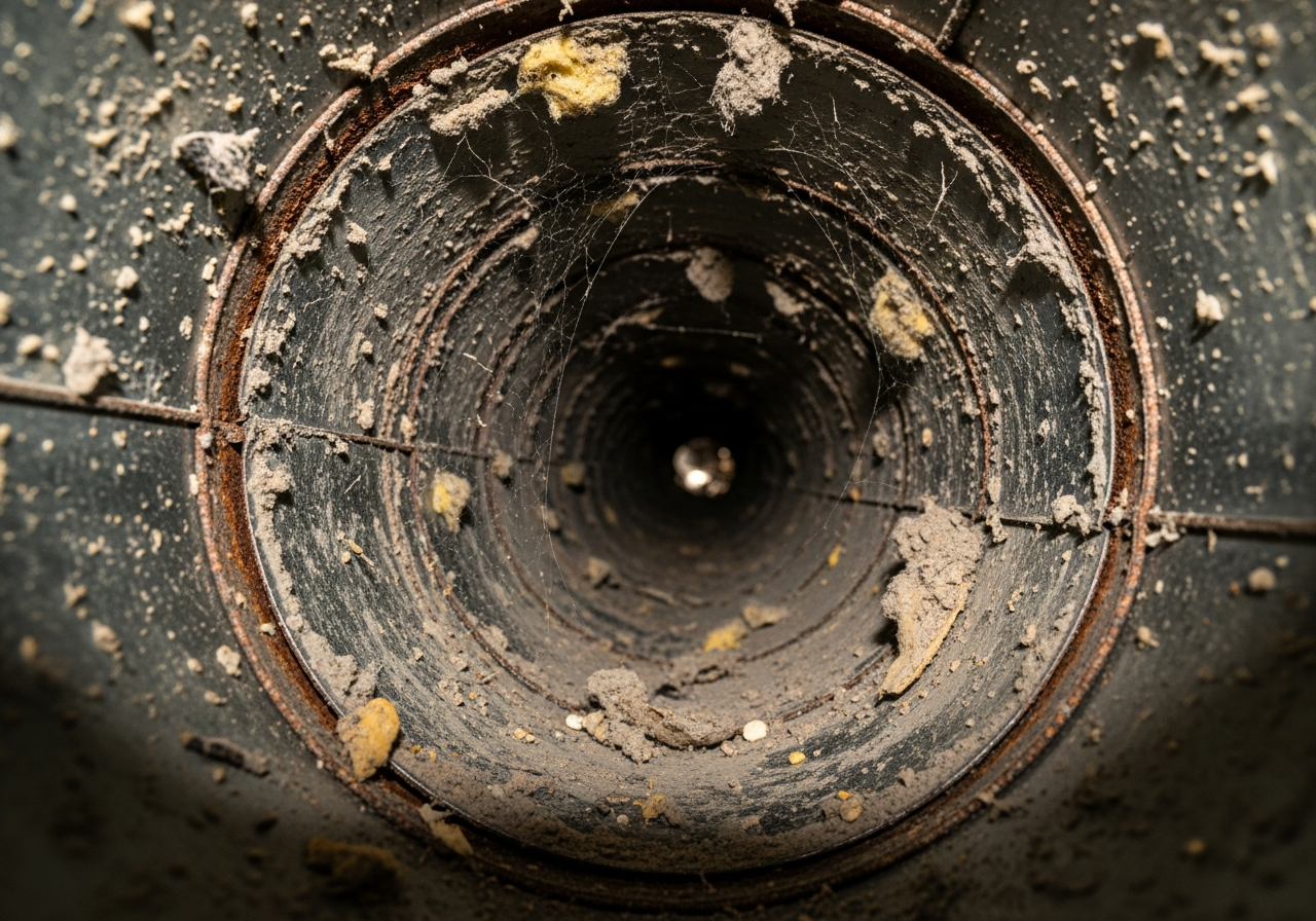 Before: Professional Duct Cleaning